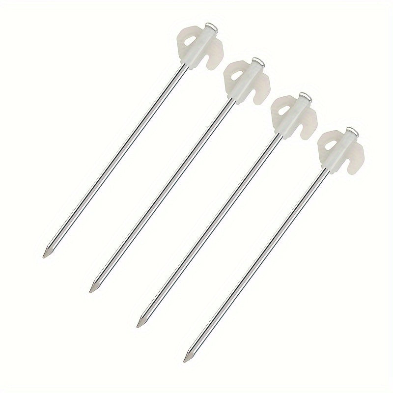 4pcs Outdoor Tent Ground Nail Windproof Rope Stakes Camping Tent Canopy Pegs
