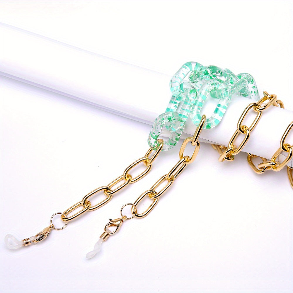 Block Glasses Chain Anti Slip Eyeglasses Lanyard Strap Stylish Face Covering