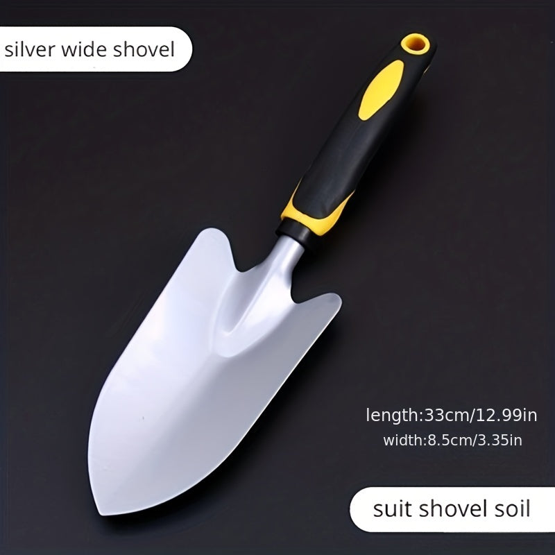 1pc Garden Trowel Hand Shovel 2 Piece Cast Aluminum Heavy Duty