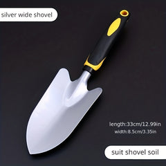 1pc Garden Trowel Hand Shovel 2 Piece Cast Aluminum Heavy Duty
