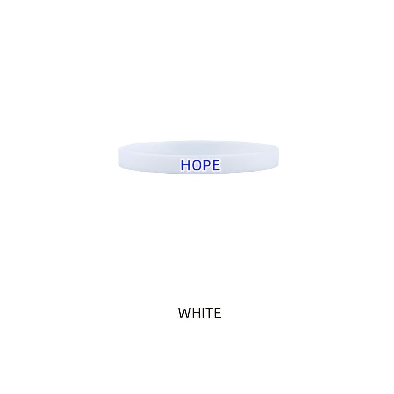 Inspirational Silicone Bracelet Elastic Band Sports Wristband