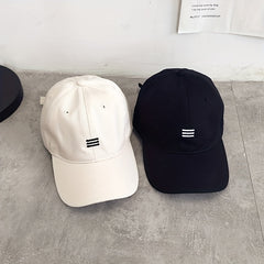 Embroidery Baseball Cap Solid Casual Dad Hats Unisex Couple Sun Hat