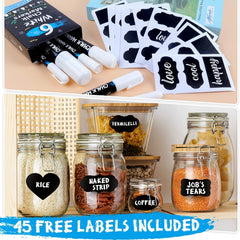 6pc Liquid Chalk for Fun & Easy School Supplies