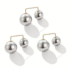 3pcs Faux Pearl Waist Pin Scarf Hijab Clip Set