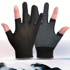 Pair of Anti Slip Lightweight Two Finger Gloves