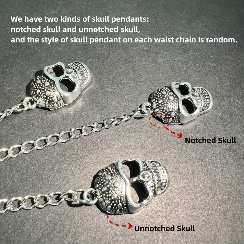 Skull Chains Men's Decorative Pant Chain Jeans Waist Chains