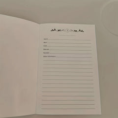 Family Tree Notebook Personal Family History Record