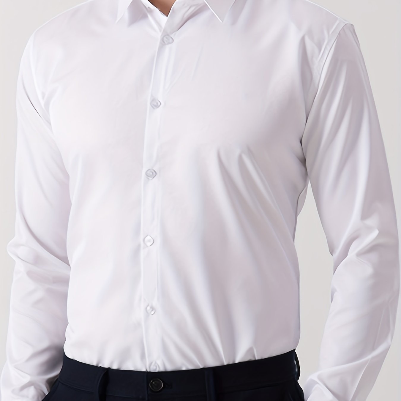 Men's Wrinkle-Resistant Lapel Shirt
