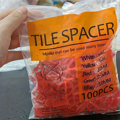 100pcs Ceramic Tile Laying Methods, Floor or Wall Tile Spacing 1.5