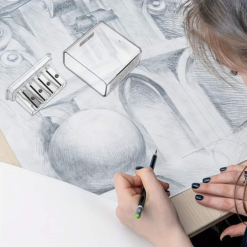 Multifunctional Pencil Sharpener with Cover