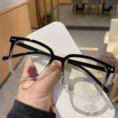 Clear Lens Glasses Mod Square Anti Light Glasses