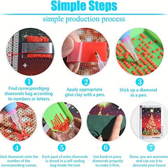 5D Large Size Diamond Painting Kit for Adults Home Wall Decor