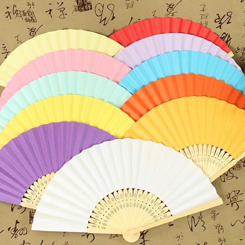 Chinese Style Hand Held Fan Folding Fan For Women