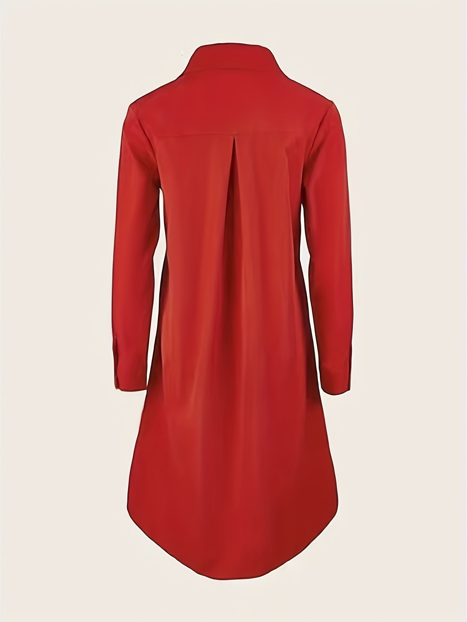  Women's Button Up Shirt Dress With Pocket