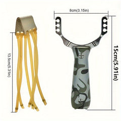 Outdoor Camo Handle Slingshot - Practice & Training
