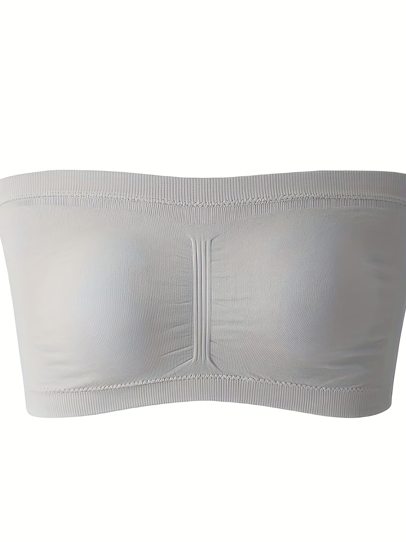  Removable Padding Bandeau Bra Women's Plus Non Underwire Double Layer