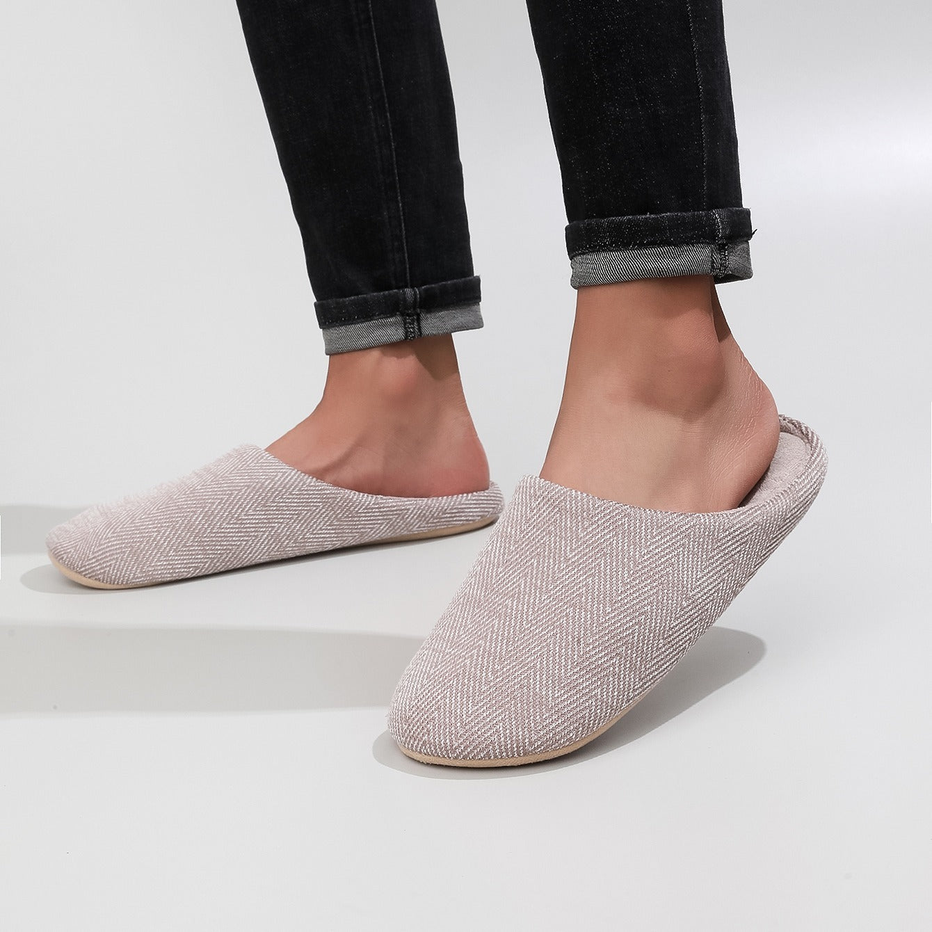 Men's Cozy Indoor Slippers with Plush Lining