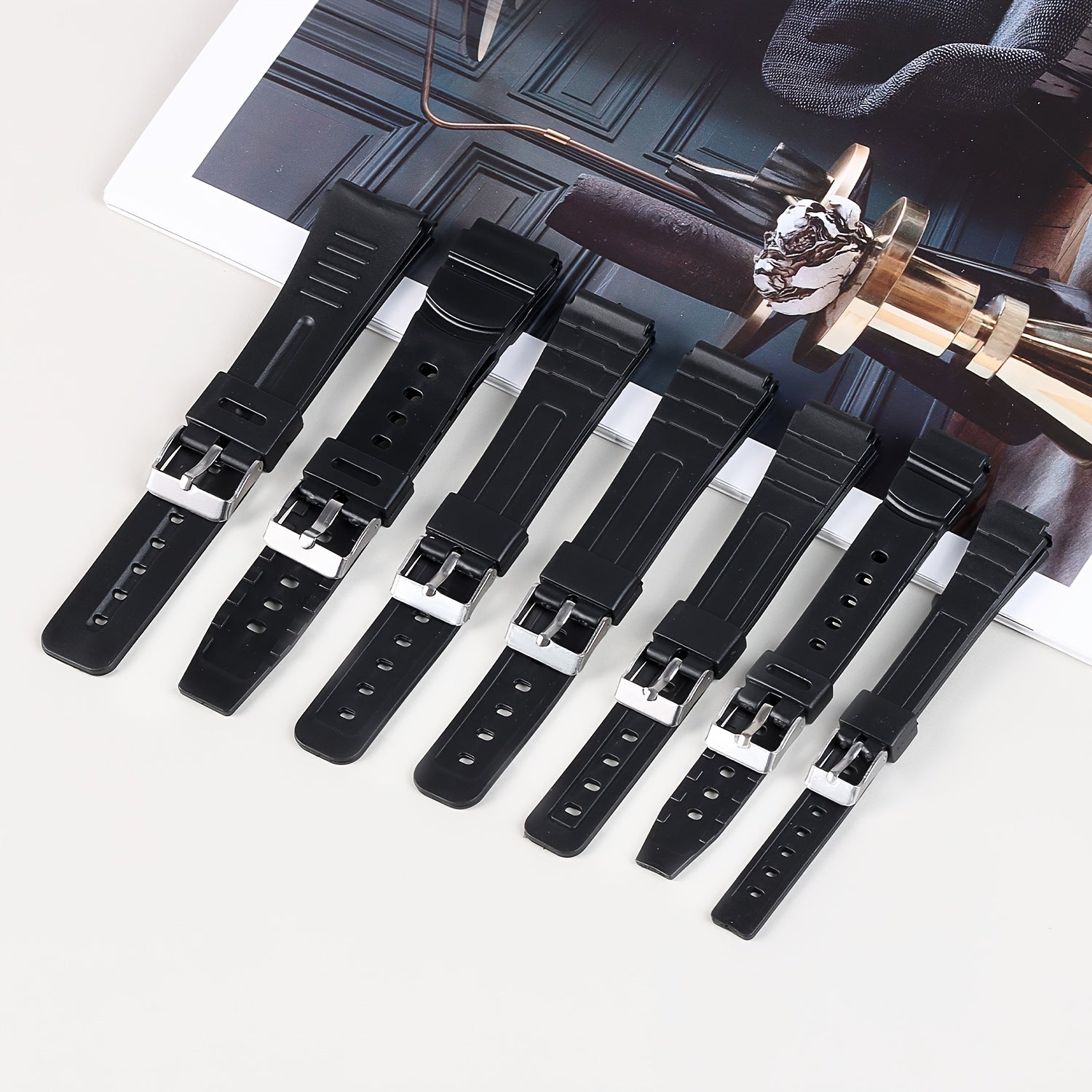 Silicone Watch Strap 12mm-22mm For Men & Women Electronic Watch Sports
