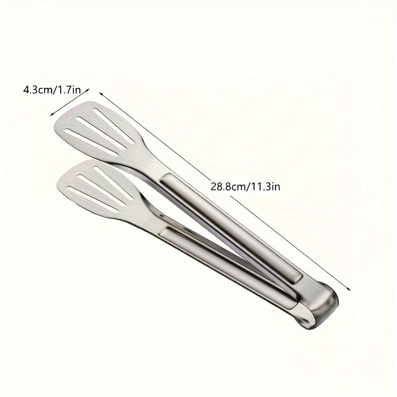 Stainless Steel Tong Skewer Food Tongs BBQ Tool Vegetable Tong