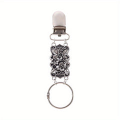Portable Travel Hat Clip Straw Hat Holder Vintage Metal Flower Outdoor