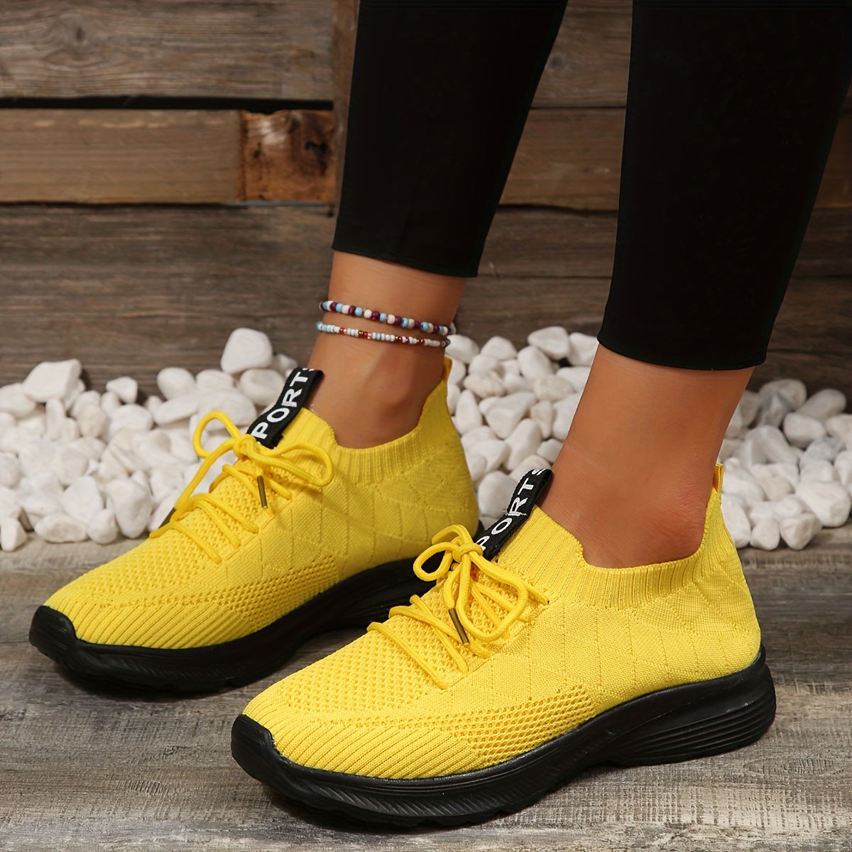 Women's Mesh Breathable Shockproof Sports Shoes Lightweight Non slip