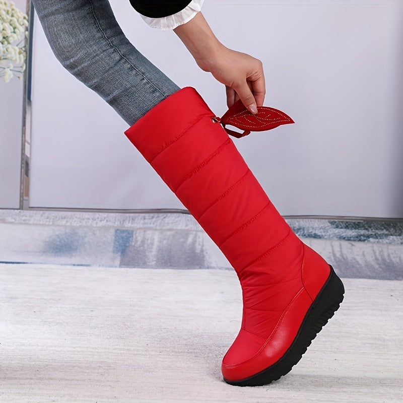 Women's Waterproof Snow Boots High Top Warm Boots