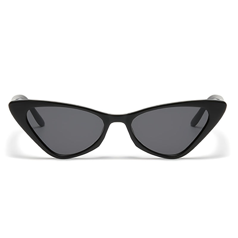 Vintage Narrow Cat Eye Sunglasses For Women Clout Goggles Plastic Frame