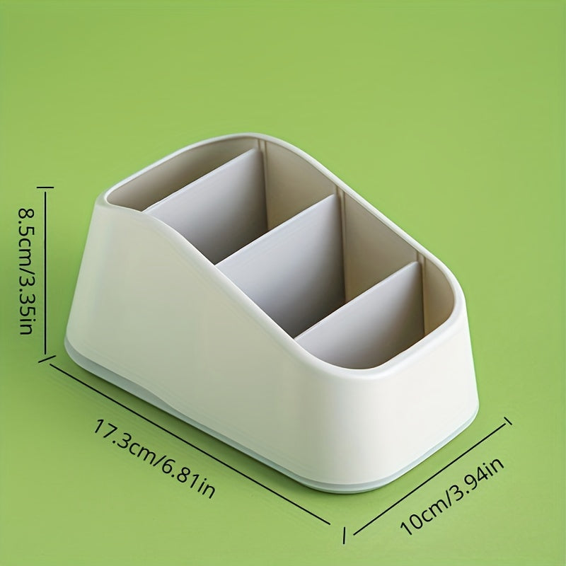 Minimalist Desktop Storage Box for Office Supplies and Remote Controls