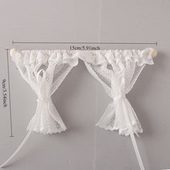 1:12 Mini Food Play Curtain Decoration DIY Furniture Accessory