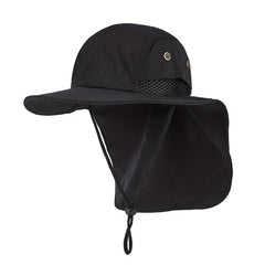 Sun Protection Bucket Hat with Neck Flap Unisex