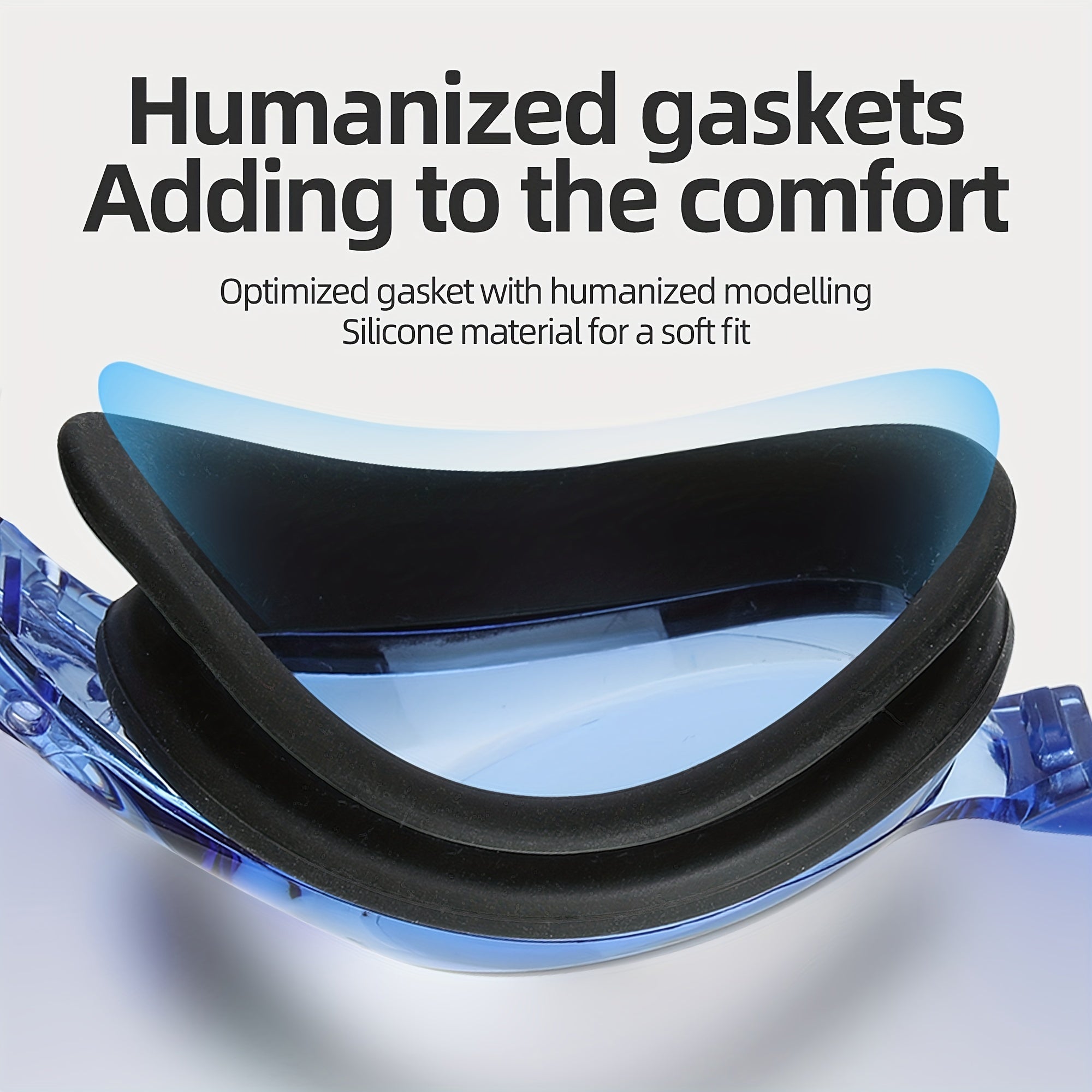Adjustable Waterproof Swimming Goggles With Storage Box