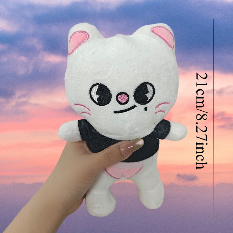 Wandering Series Cat Plush Toy with T Shirt Accent