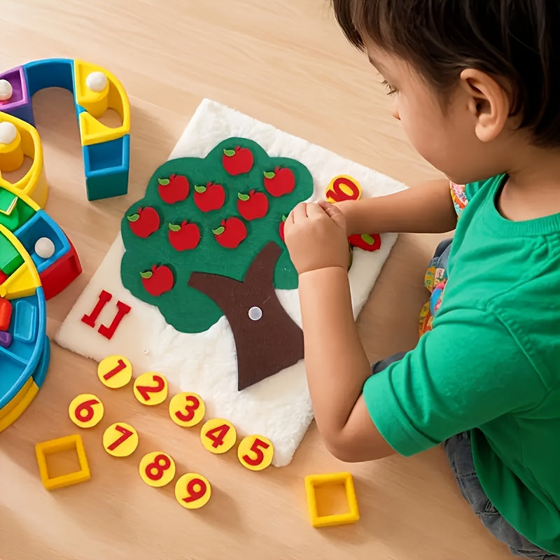 Felt Learning Board Children's Busy Board DIY Puzzle Toy
