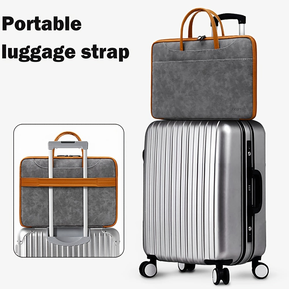 13-15.6 in Laptop Sleeve Bag Waterproof Briefcase with Organizer
