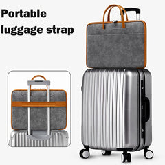 13-15.6 in Laptop Sleeve Bag Waterproof Briefcase with Organizer