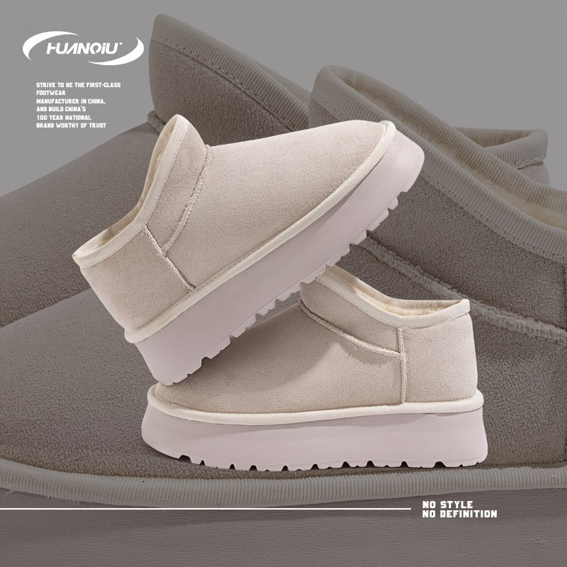 HUANQIU Women's Plush Winter Snow Boots