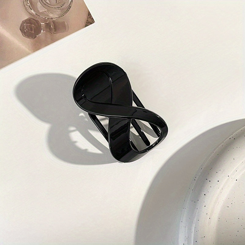 8 Vintage Matte Hair Clips Duck Billed Ponytail Accessories