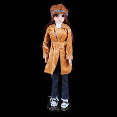 5pcs Transparent Doll Stand Display Holder For 11''-18'' Dolls