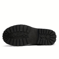 Men's Combat Boots Lace up Walking Shoes