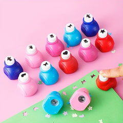 1pc Random Embosser DIY Pattern Variety Inside Material Clear Small Prize