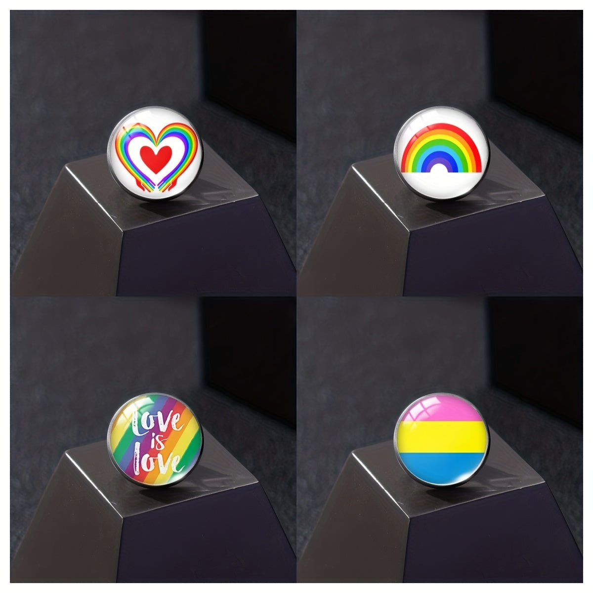 Time Gem Jewelry Pin For LGBTQ Small Gift Friends Clothing Accessories