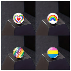 Time Gem Jewelry Pin For LGBTQ Small Gift Friends Clothing Accessories