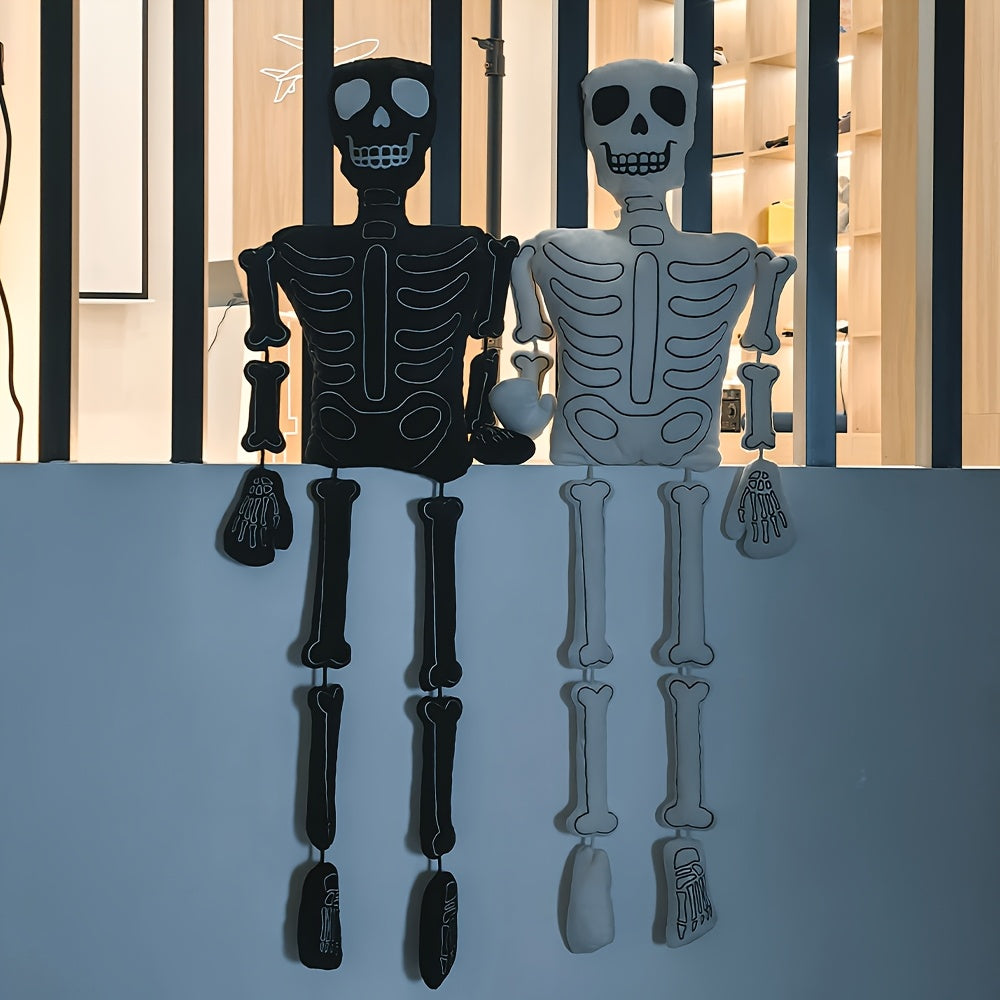 Halloween Skeleton Plush Toy & Figurine with Sharp Teeth