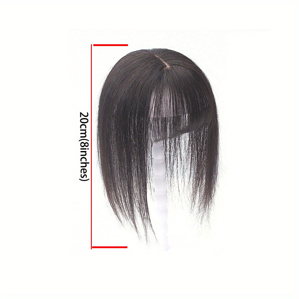 Natural Looking Clip In Overhead Bangs for Women