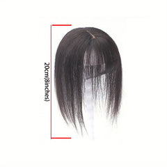 Natural Looking Clip In Overhead Bangs for Women