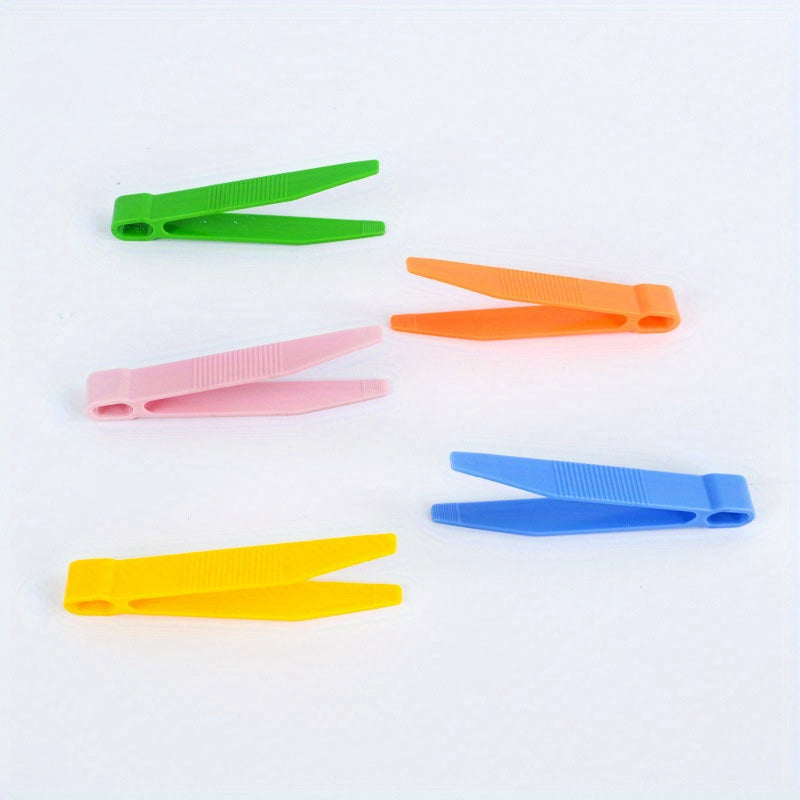 12pcs Plastic Clip Tweezers Insect & Plant Study Tool Set for Kids