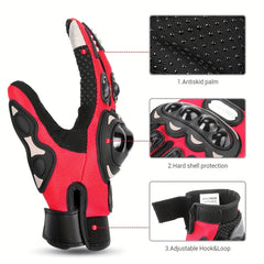 Motorcycle Gloves Racing Full Finger Protective Touch Screen Guantes Racing Moto