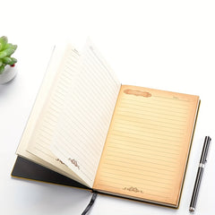 Embossed Owl Diary Notebook A5 100 Sheets Retro Style