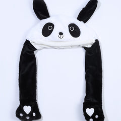 Cartoon Panda Hat With Moving Ears for Costume Party