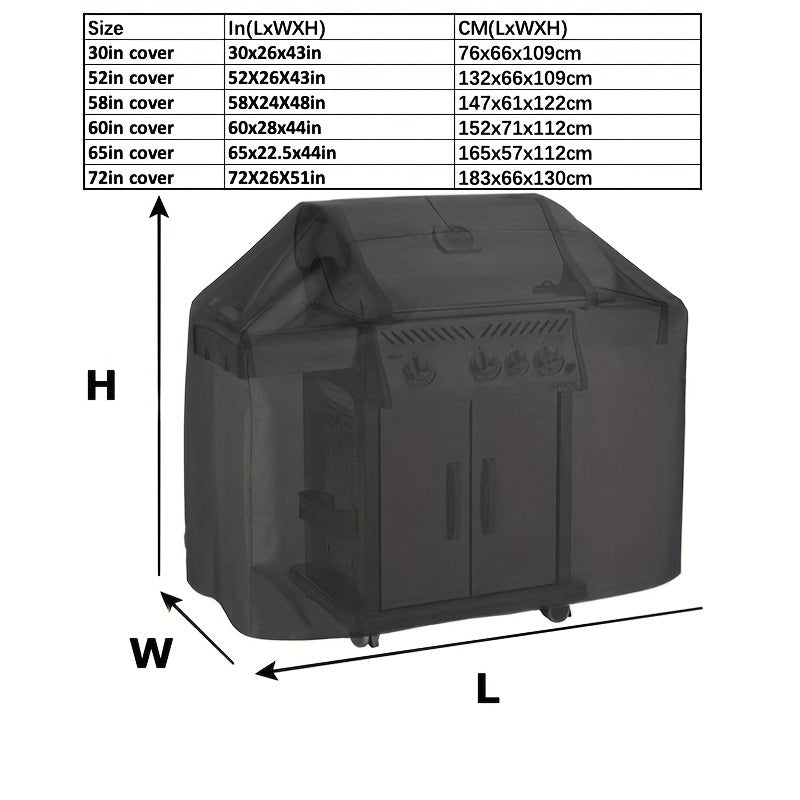 Heavy Duty Waterproof BBQ Grill Cover 65"